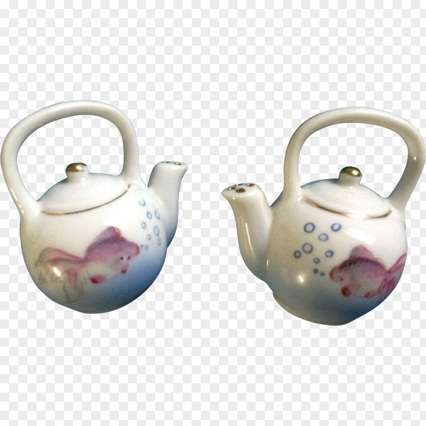 Tea Pot Teapot Salt And Pepper Shakers Tableware Kettle Porcelain PNG
