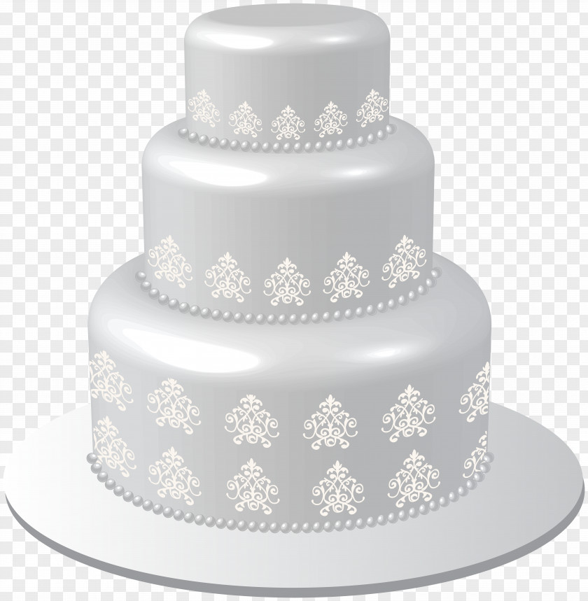 White Wedding Cake Clip Art Image Torte Birthday Christmas Decorating PNG