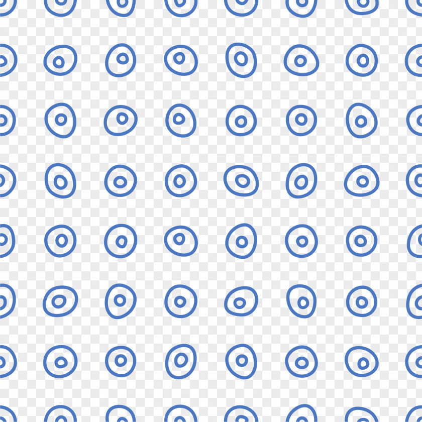 Blue Circle Background Red Pattern PNG