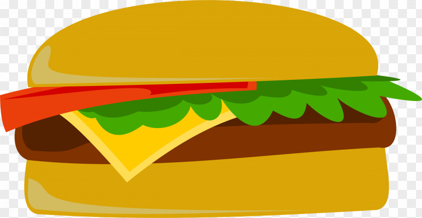 Burger Cliparts Hamburger Cheeseburger Hot Dog Fast Food French Fries PNG