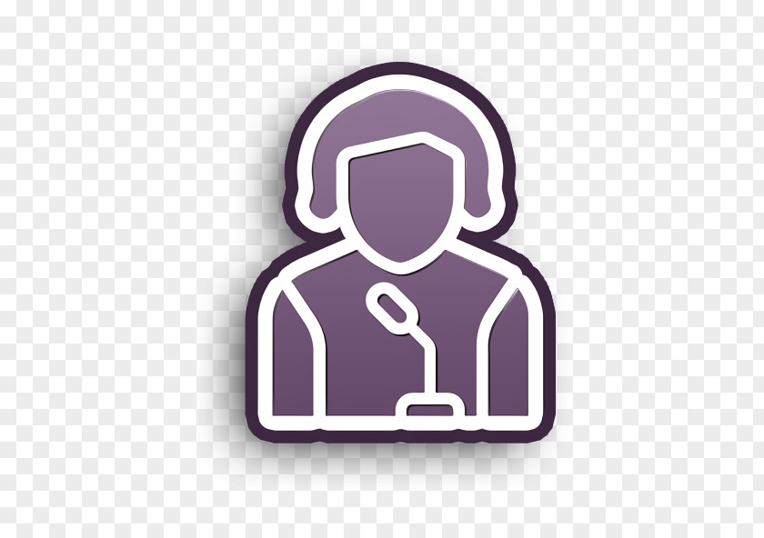 Jobs And Occupations Icon Speak Speaker PNG