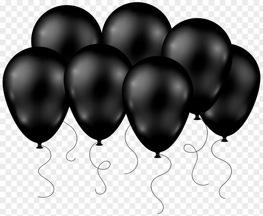 Black Balloons Transparent Clip Art Image Balloon PNG