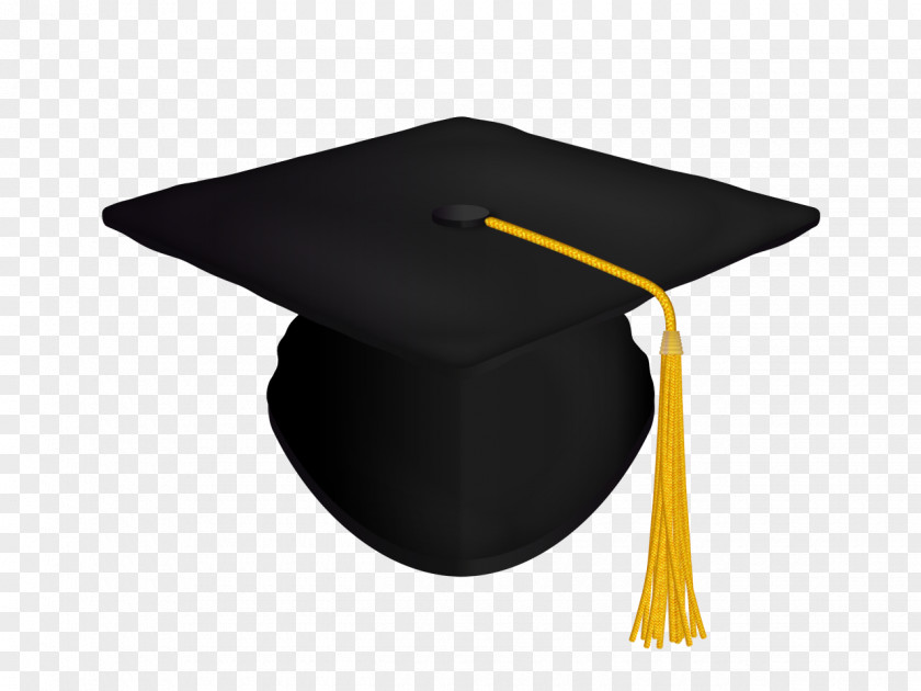 Black Hat Graduation Ceremony Cap Clip Art PNG