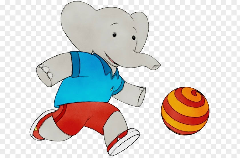 Child Play Elephant Background PNG