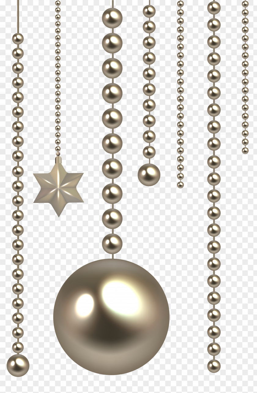 Christmas Beads Clip Art Image Bead Icon PNG