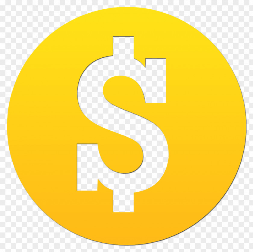 Coin Image Dollar Sign Money Yellow YouTube Red PNG