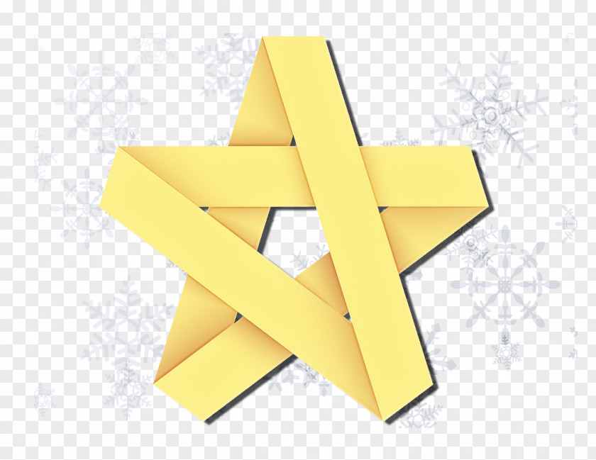 Yellow Material Property Symbol Cross PNG