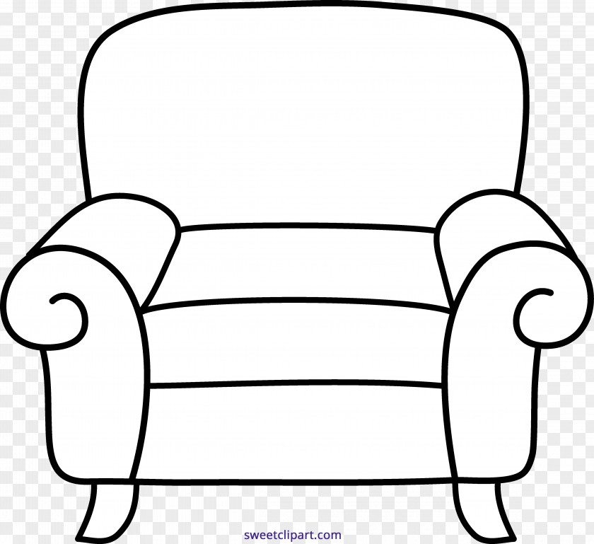 Armchair Couch Furniture Davenport Clip Art PNG