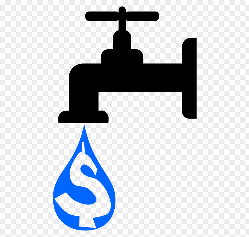 Dollars Sign Water Efficiency Cost Tap Clip Art PNG