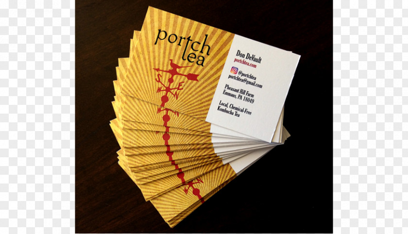Fresh Business Card Paper PNG