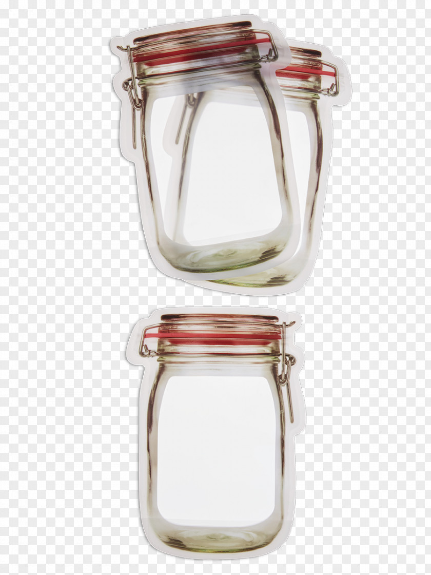 Glass Mason Jar Bag Zipper Packaging And Labeling PNG