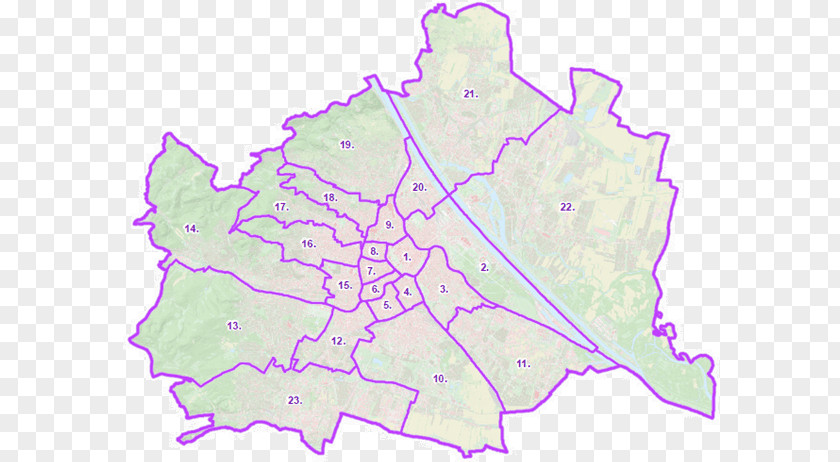 ÖKO-Dienstleistung KG MöbeltransportMap Map District Of Vienna Aluskaart Bluemoving PNG