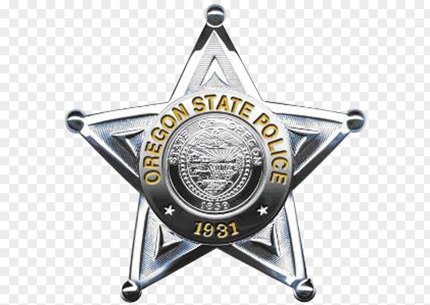 Police Oregon State Columbia County, Badge PNG