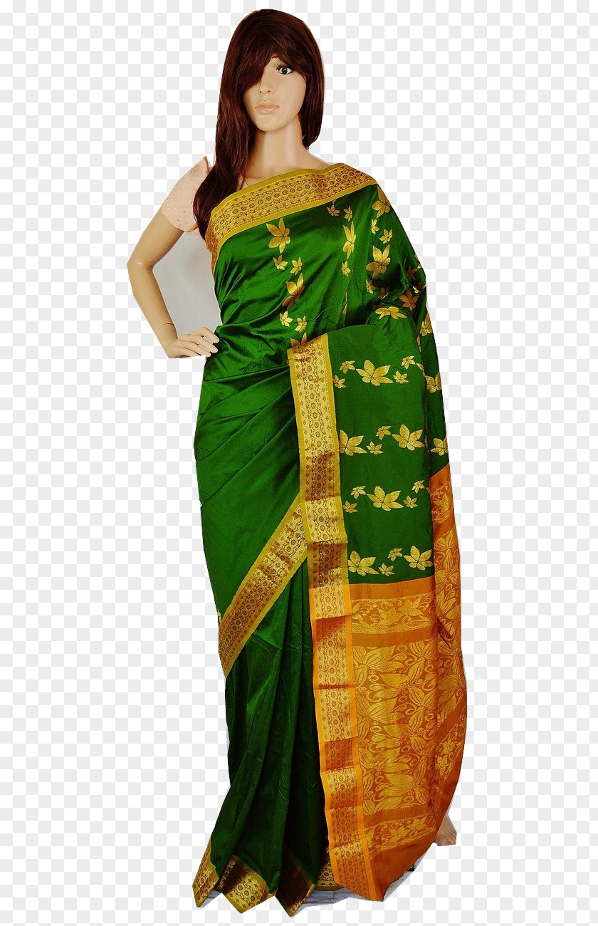 Silk Saree Costume Design Sari PNG