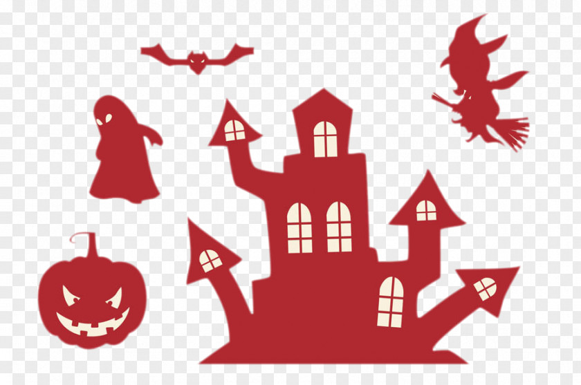 Creative Castle Halloween Jack-o-lantern Icon PNG