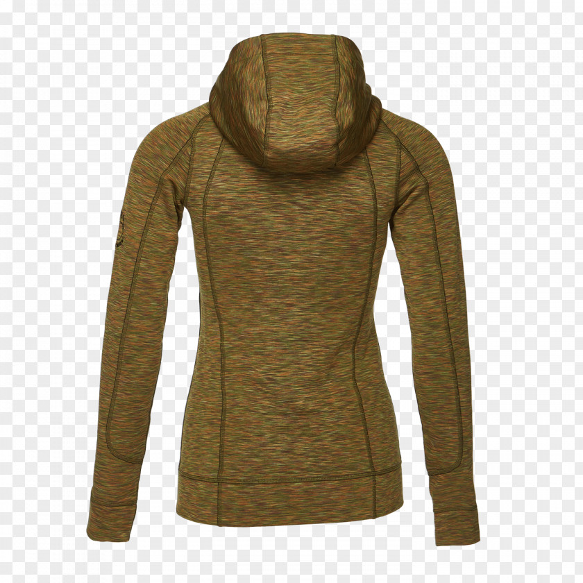 Jasmin Hoodie Khaki Neck Wool PNG