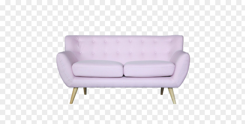 Pink Sofa Bed Couch Comfort Armrest PNG