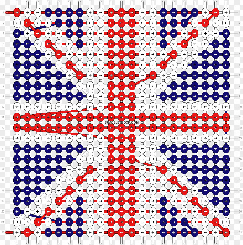 United Kingdom Friendship Bracelet Flag Of The PNG