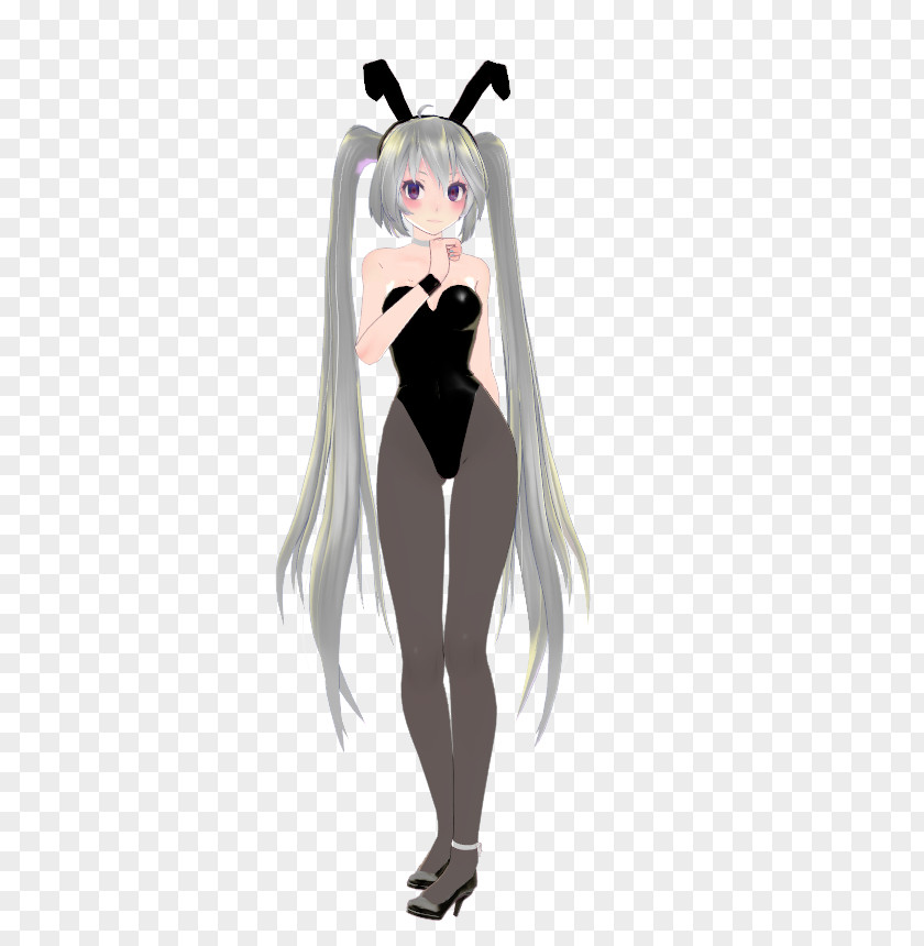 Hatsune Miku MikuMikuDance Vocaloid Rabbit Character PNG