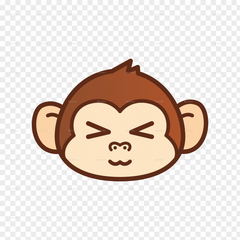 Monkey Emoticon Emoji PNG