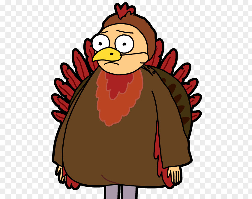 Thanksgiving Morty Smith Rooster Wild Turkey Meat PNG