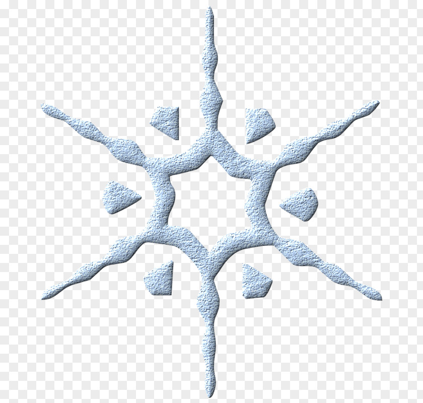 Three-dimensional Hand-painted Blue Snowflake Decoration Ice Designs PNG
