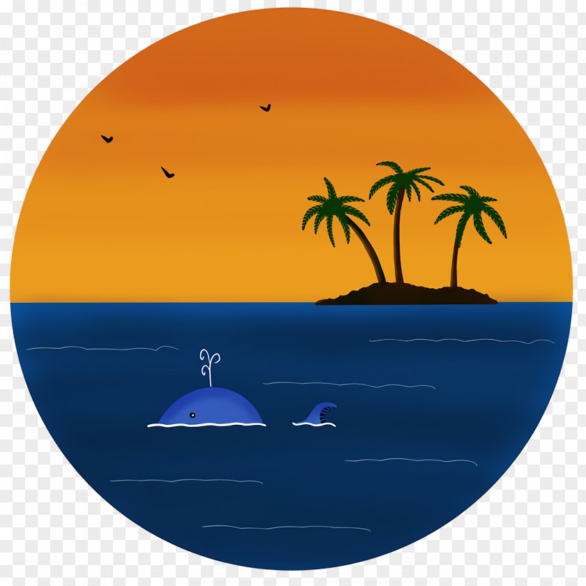 Tropics Sea Wave Sunset PNG