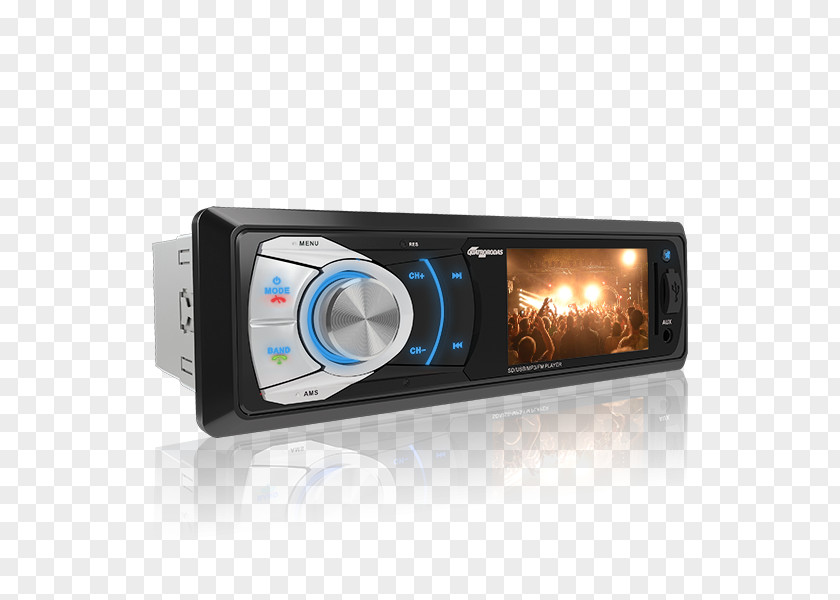 Car Vehicle Audio MP3 Player FM Broadcasting PNG