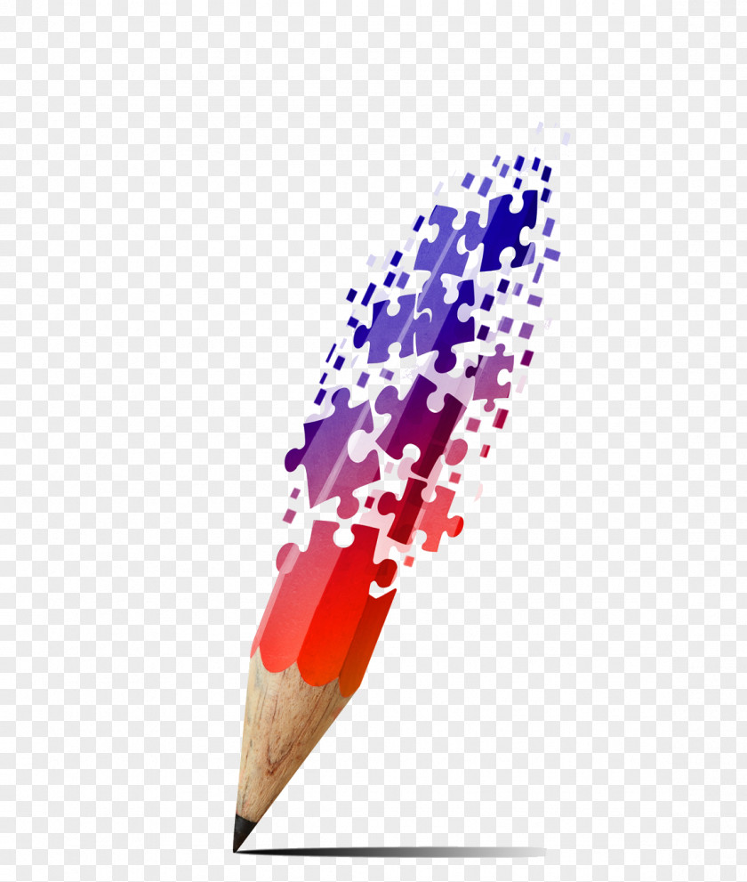 Red Pencil Drawing Creativity PNG