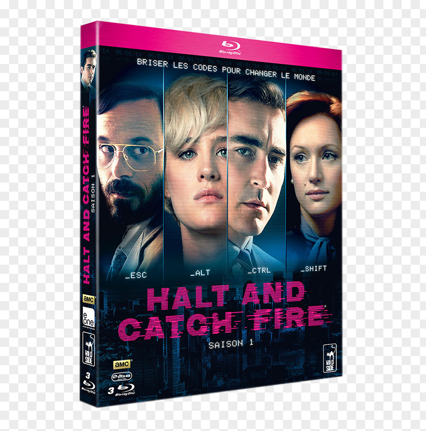 Cameron Monaghan Mackenzie Davis Halt And Catch Fire Blu-ray Disc Season 0 PNG