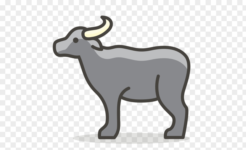 Emoji Water Buffalo Cattle Clip Art PNG