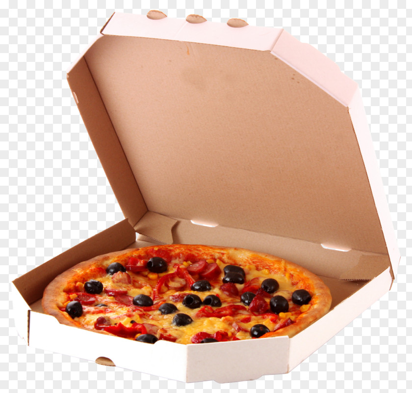 Pizza Box Vegetarian Cuisine Take-out Sicilian PNG