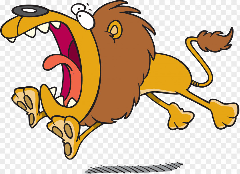 Roar Lion Cartoon Royalty-free Clip Art PNG