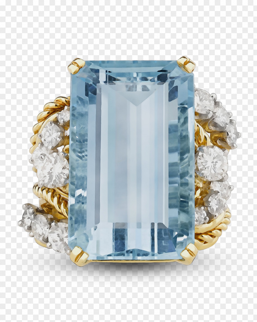 Sapphire Diamond Background PNG