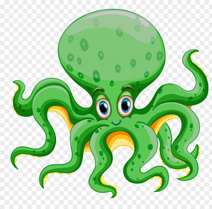 Sea Animals Cartoon Octopus Clip Art PNG