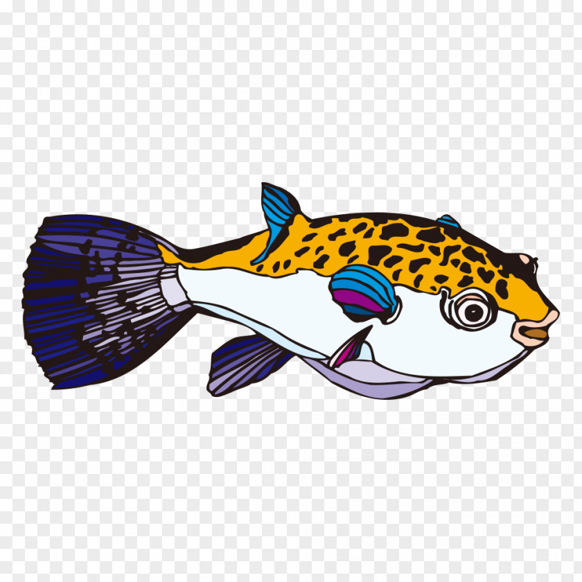 Cartoon Fish Mbu Pufferfish Fugu PNG