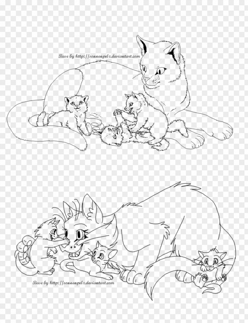 Cat Felidae Drawing Line Art Kitten PNG