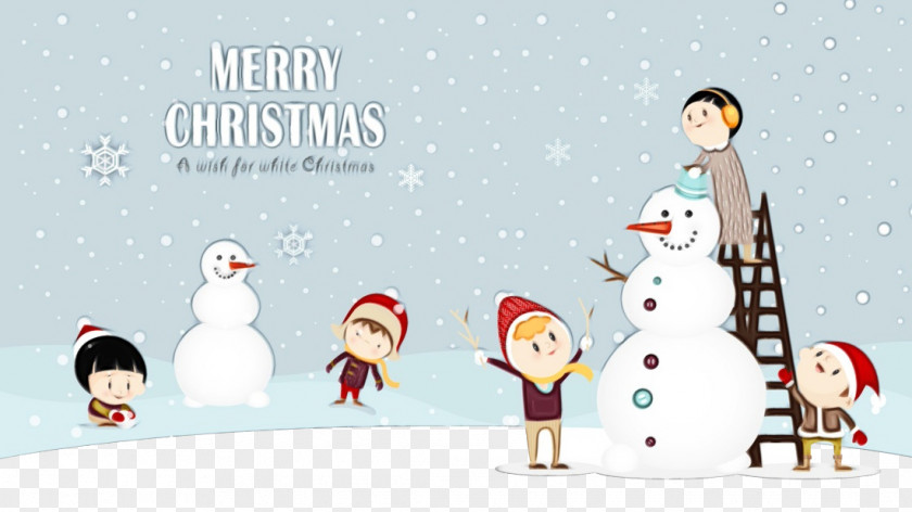 Christmas Snow Snowman PNG