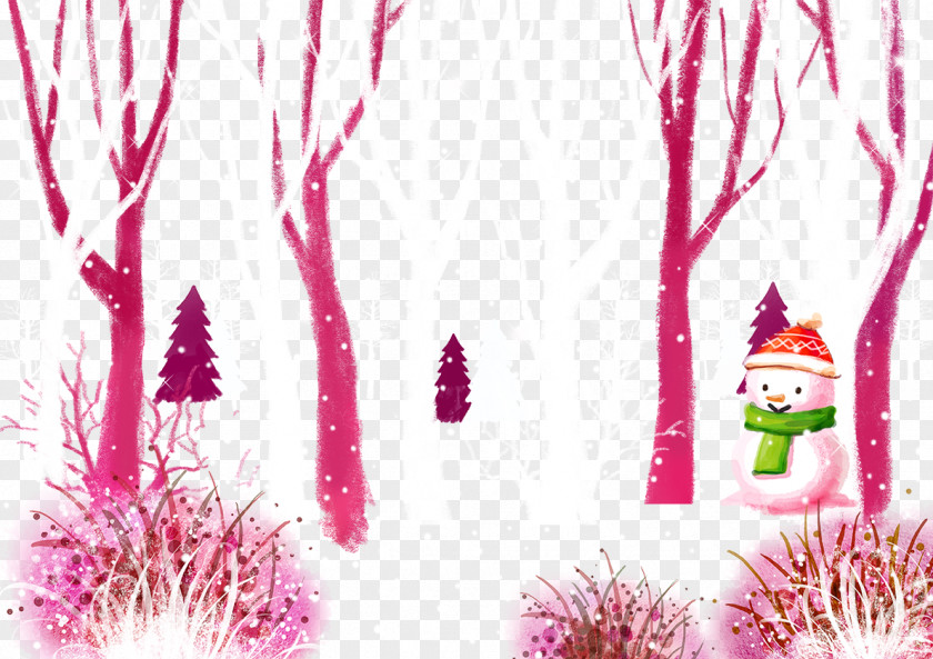 Cute Snowman Cartoon Cuteness Wallpaper PNG