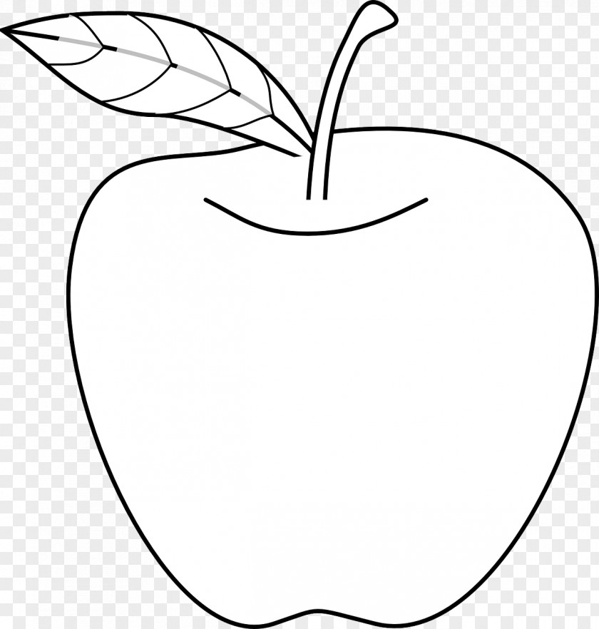 Dry Fruit Apple Outline Clip Art PNG