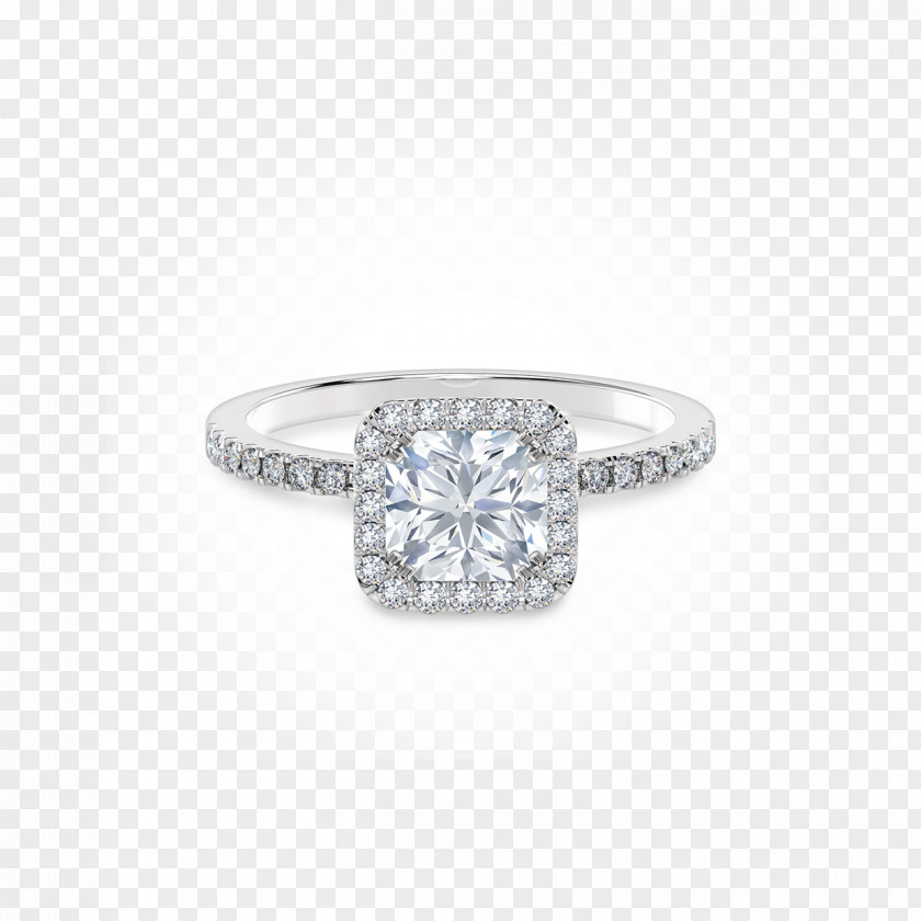 Halo Circle Ring Jewellery Diamond Gemstone Princess Cut PNG