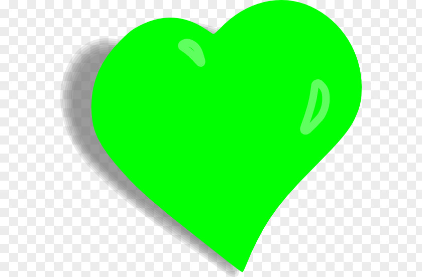 Heart Swirl Green Lime Clip Art PNG