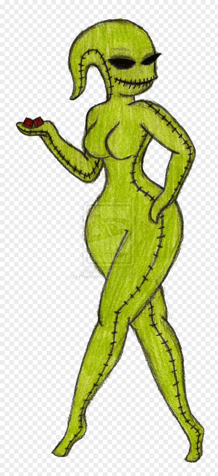 Oogie Boogie Boogeyman Drawing Female PNG