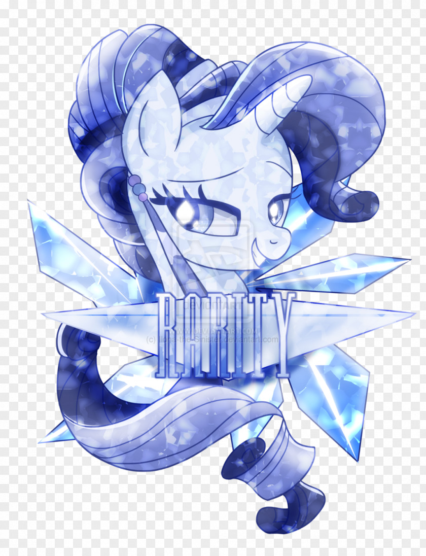 Cristal De Zafiro Rarity Fan Art Sketch PNG