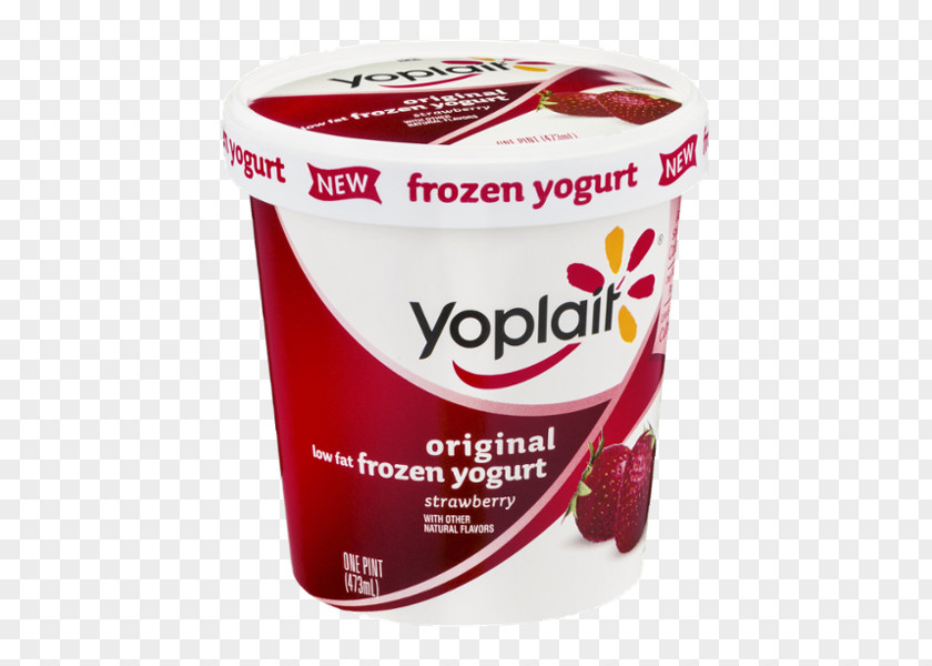 Strawberry Frozen Yogurt Yoghurt Crème Fraîche Dessert PNG