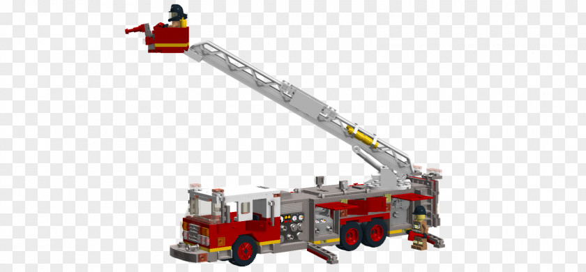 Crane Fire Engine Ladder Department Firefighter PNG