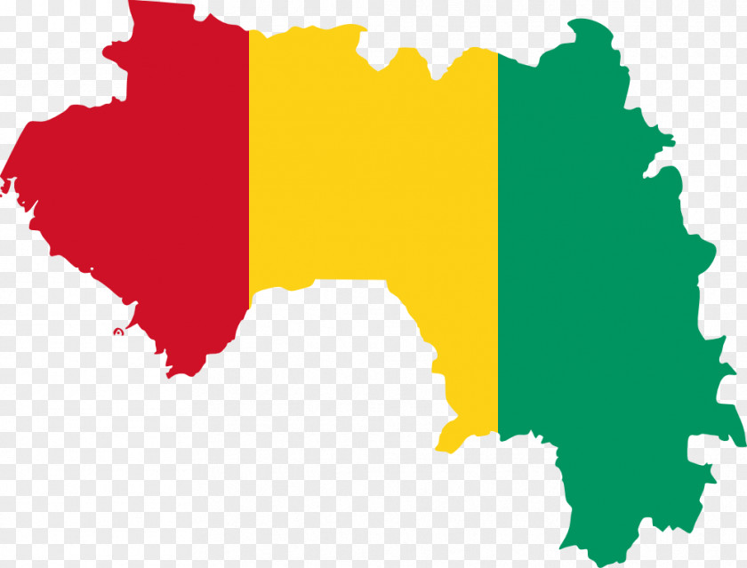 Flag Of Guinea Vector Graphics Map PNG