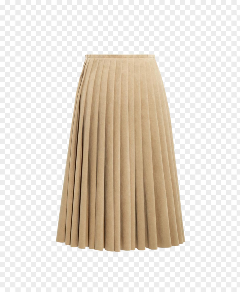 Long Skirt Pleat Acne Studios Suede Fashion PNG