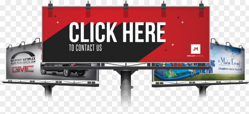 Outdoor Billboard Display Advertising Device Out-of-home PNG