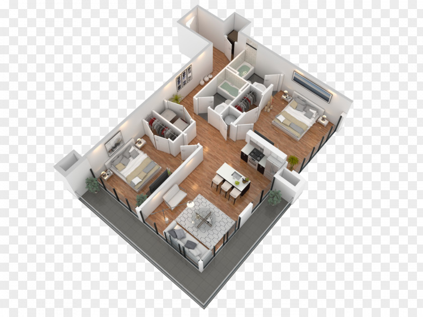 Apartment Studio House Renting Bedroom PNG